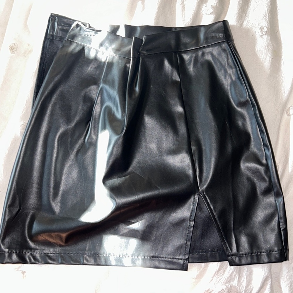 Leather skirt size XS
